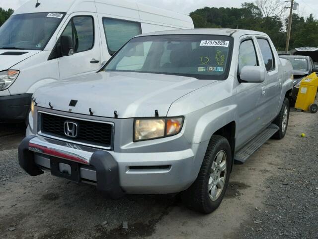 2HJYK16516H527776 - 2006 HONDA RIDGELINE SILVER photo 2