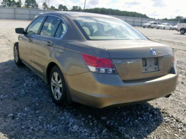 1HGCP26489A008502 - 2009 HONDA ACCORD LXP GOLD photo 3