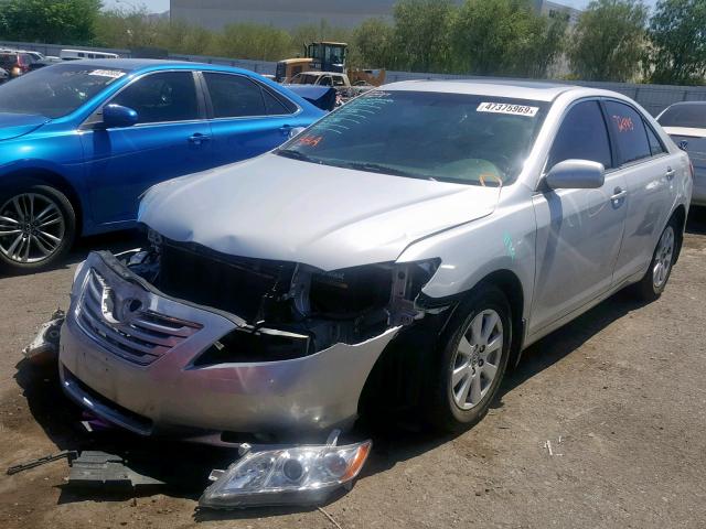 4T1BE46K27U532441 - 2007 TOYOTA CAMRY CE/L SILVER photo 2