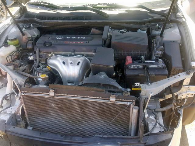 4T1BE46K27U532441 - 2007 TOYOTA CAMRY CE/L SILVER photo 7