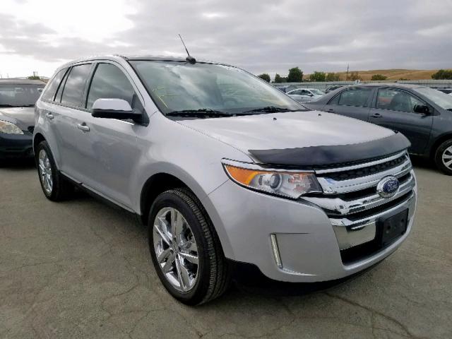 2FMDK4JC8EBB13658 - 2014 FORD EDGE SEL SILVER photo 1