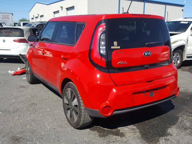 KNDJX3A55E7704723 - 2014 KIA SOUL ! RED photo 3