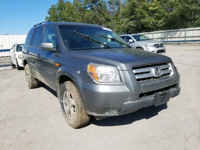 5FNYF18318B043409 - 2008 HONDA PILOT SE GRAY photo 1