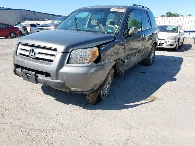 5FNYF18318B043409 - 2008 HONDA PILOT SE GRAY photo 2