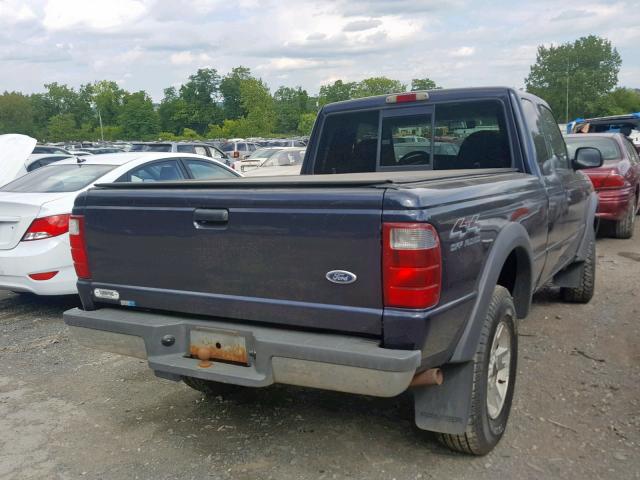 1FTZR45E02TA16385 - 2002 FORD RANGER SUP BLUE photo 4