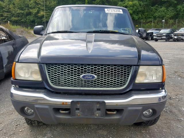 1FTZR45E02TA16385 - 2002 FORD RANGER SUP BLUE photo 9