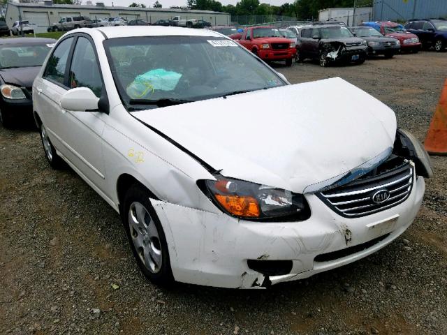 KNAFE222295665985 - 2009 KIA SPECTRA EX WHITE photo 1