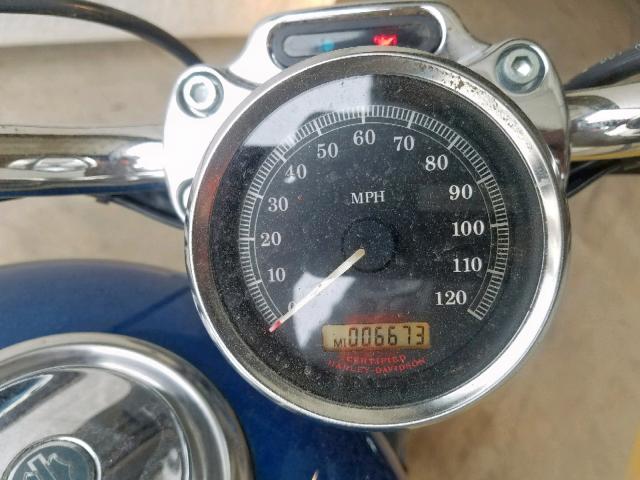 1HD1CGP186K435878 - 2006 HARLEY-DAVIDSON XL1200 C BLUE photo 8