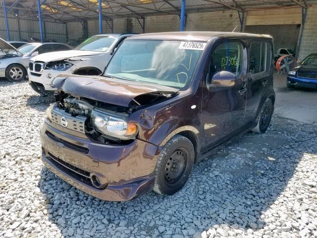 JN8AZ28R19T116204 - 2009 NISSAN CUBE BASE PURPLE photo 2