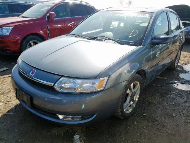1G8AL52F84Z123941 - 2004 SATURN ION LEVEL GRAY photo 2