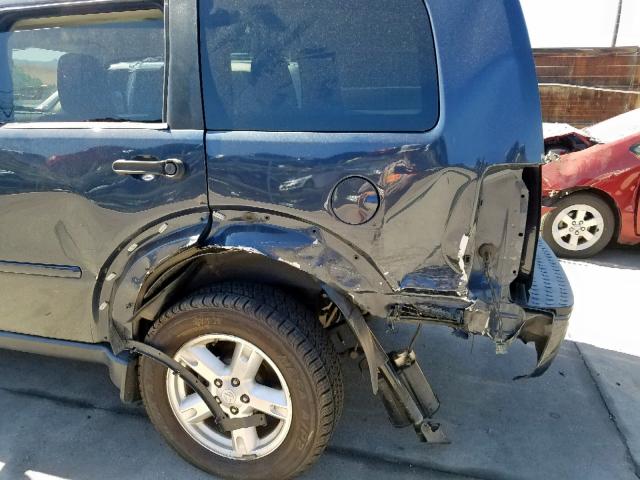 1D8GU28K68W223187 - 2008 DODGE NITRO SXT BLUE photo 9