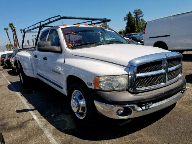 3D7MR48D35G781756 - 2005 DODGE RAM 3500 S WHITE photo 1