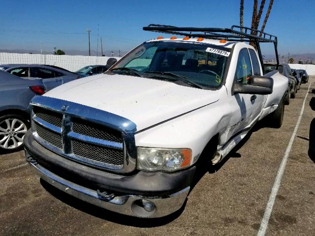 3D7MR48D35G781756 - 2005 DODGE RAM 3500 S WHITE photo 2