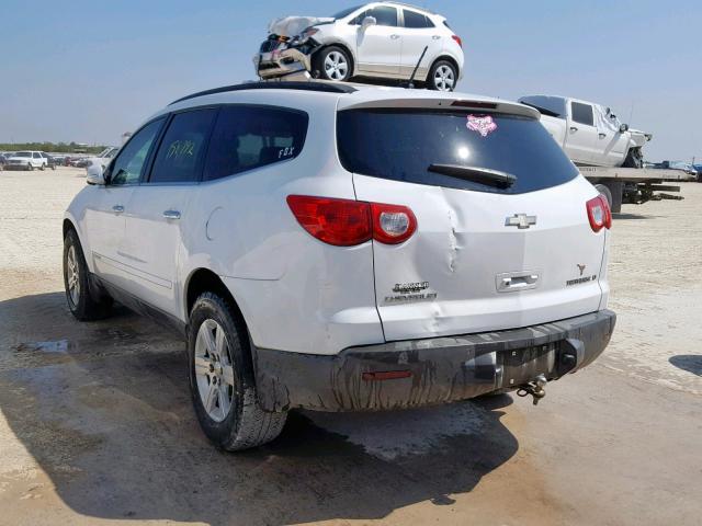 1GNER23D99S158528 - 2009 CHEVROLET TRAVERSE L WHITE photo 3