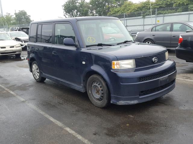 JTLKT324754027752 - 2005 TOYOTA SCION XB BLUE photo 1