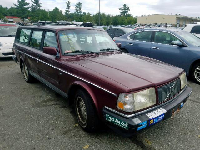 YV1AW880XP1955912 - 1993 VOLVO 240 MAROON photo 1