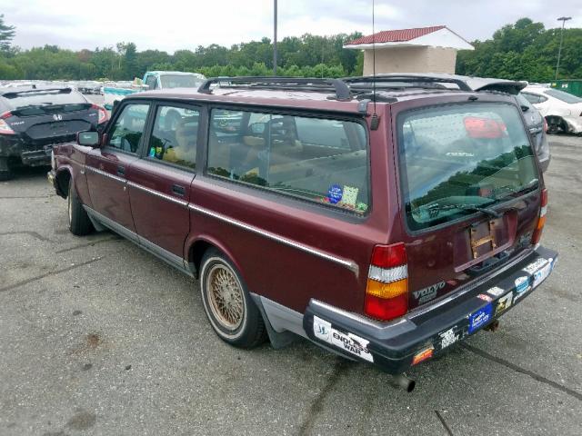 YV1AW880XP1955912 - 1993 VOLVO 240 MAROON photo 3