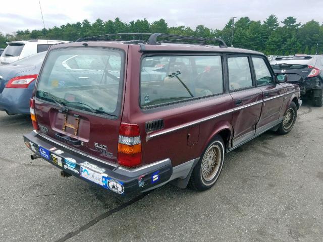 YV1AW880XP1955912 - 1993 VOLVO 240 MAROON photo 4