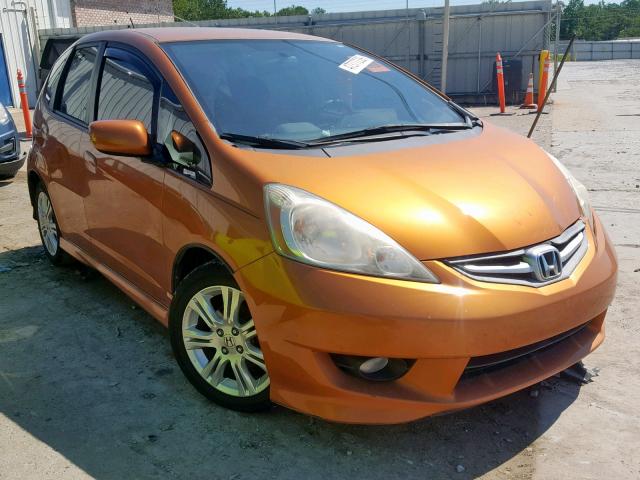 JHMGE88499S050787 - 2009 HONDA FIT SPORT ORANGE photo 1