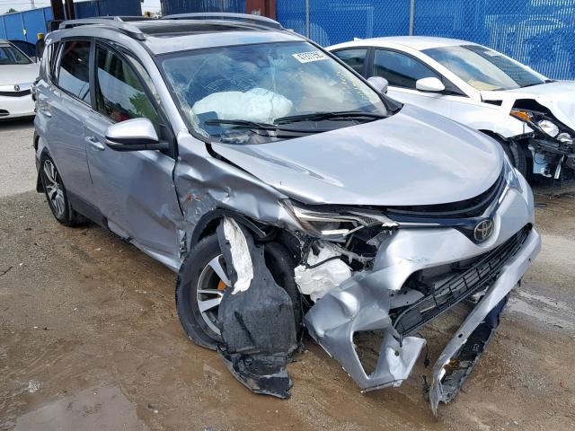 JTMWFREV5JJ172442 - 2018 TOYOTA RAV4 ADVEN SILVER photo 1