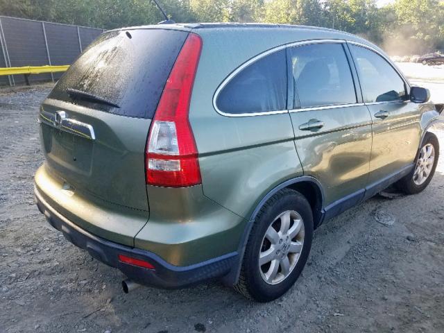 JHLRE38768C043363 - 2008 HONDA CR-V EXL GREEN photo 4