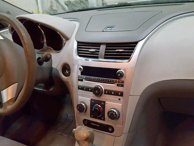 1G1ZG57B29F254304 - 2009 CHEVROLET MALIBU LS თეთრი ფოტო 9