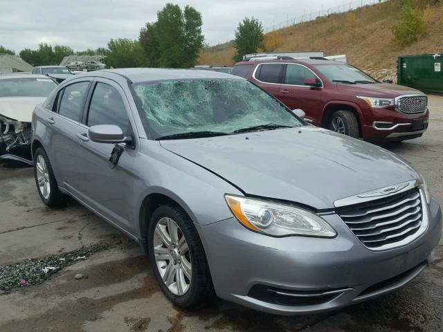 1C3CCBAB3DN764356 - 2013 CHRYSLER 200 LX SILVER photo 1