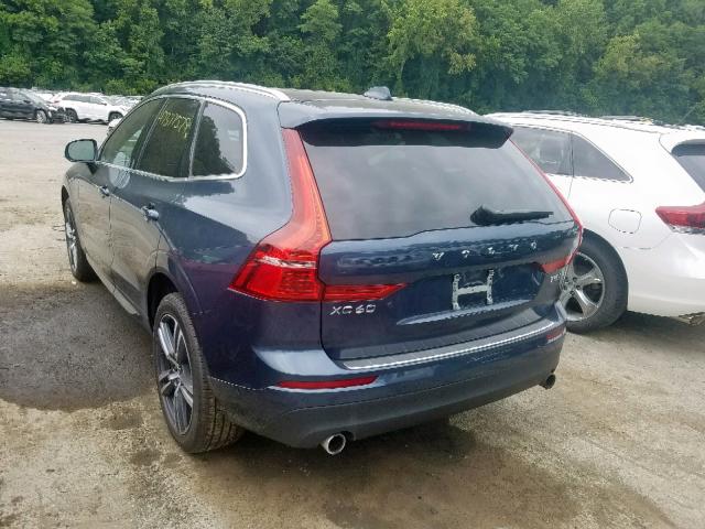 YV4102RK5J1048655 - 2018 VOLVO XC60 T5 BLUE photo 3