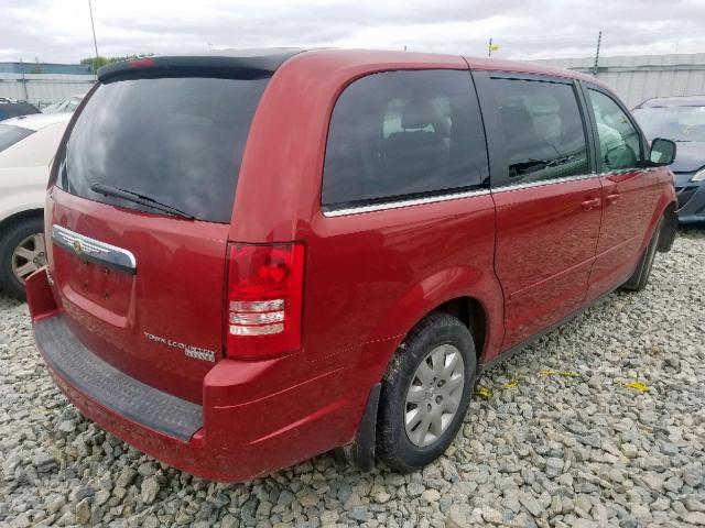 2A4RR4DE3AR178237 - 2010 CHRYSLER TOWN & COU MAROON photo 4