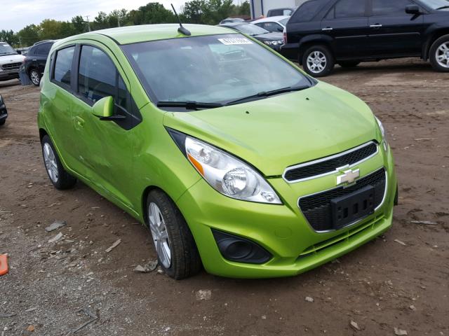 KL8CB6S95EC498975 - 2014 CHEVROLET SPARK LS GREEN photo 1