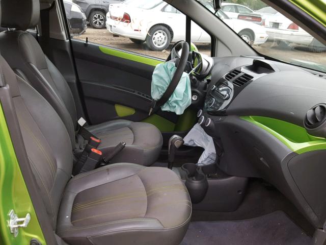 KL8CB6S95EC498975 - 2014 CHEVROLET SPARK LS GREEN photo 5