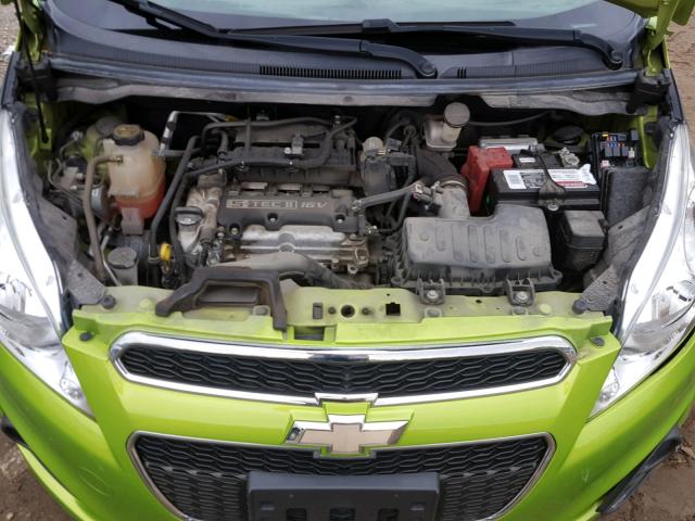 KL8CB6S95EC498975 - 2014 CHEVROLET SPARK LS GREEN photo 7