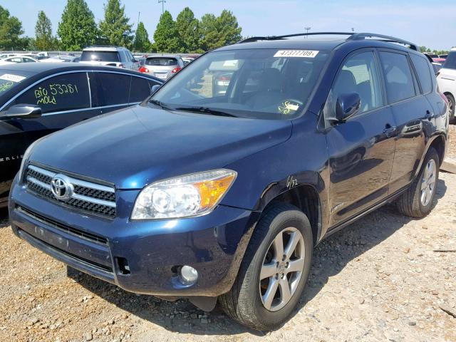 JTMZD31V876024514 - 2007 TOYOTA RAV4 LIMIT BLUE photo 2