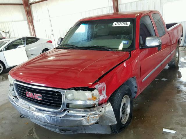 2GTEC19T611210737 - 2001 GMC NEW SIERRA RED photo 2