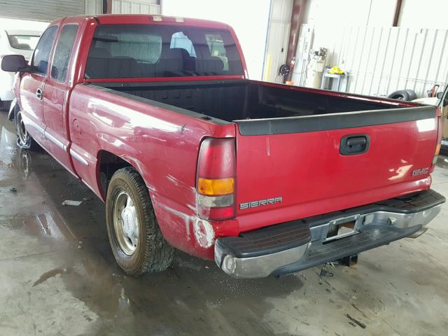 2GTEC19T611210737 - 2001 GMC NEW SIERRA RED photo 3