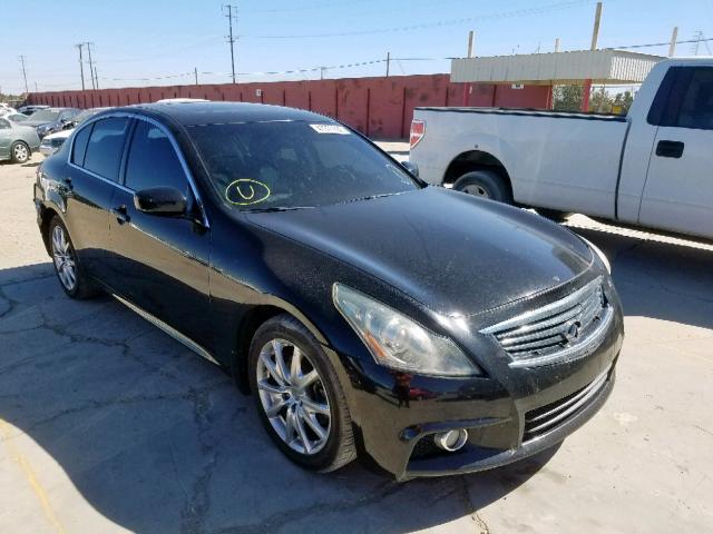 JN1CV6ARXBM353424 - 2011 INFINITI G37 BLACK photo 1