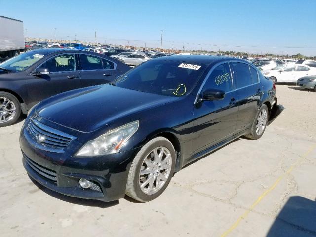 JN1CV6ARXBM353424 - 2011 INFINITI G37 BLACK photo 2