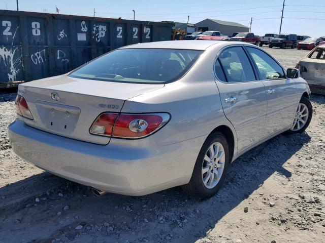 JTHBF30G930101661 - 2003 LEXUS ES 300 TAN photo 4