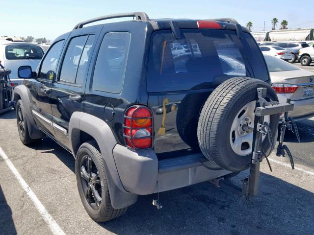 1J4GK48KX2W108996 - 2002 JEEP LIBERTY SP BLACK photo 3