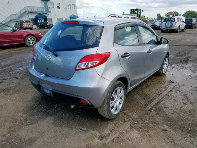 JM1DE1KY7E0179785 - 2014 MAZDA MAZDA2 SPO GRAY photo 4