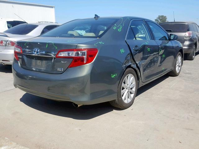 4T1BD1FK5CU001925 - 2012 TOYOTA CAMRY HYBR GRAY photo 4