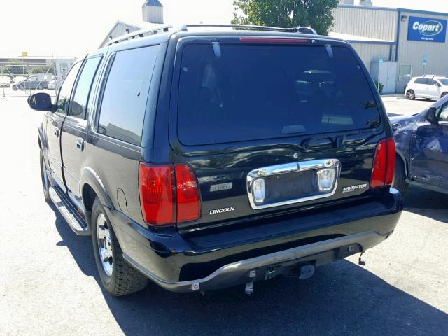 5LMFU28A11LJ03153 - 2001 LINCOLN NAVIGATOR BLACK photo 3