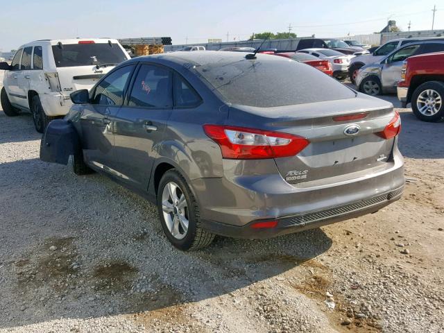 1FADP3F28DL362093 - 2013 FORD FOCUS SE GRAY photo 3