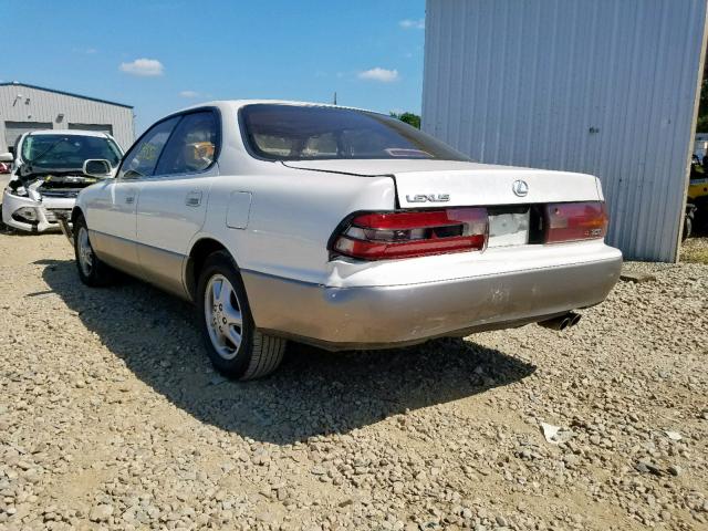 JT8GK13T3R0026110 - 1994 LEXUS ES 300 WHITE photo 3