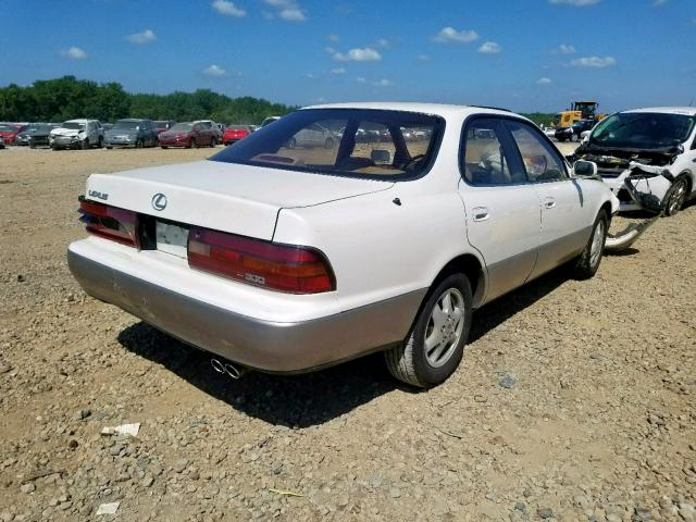 JT8GK13T3R0026110 - 1994 LEXUS ES 300 WHITE photo 4