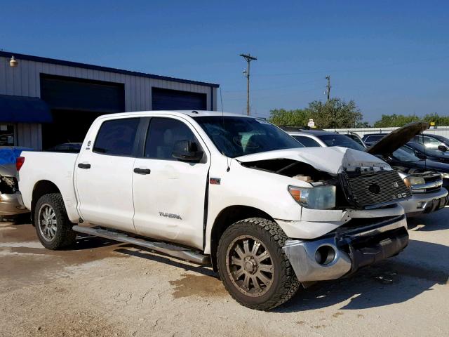 5TFEY5F15CX130301 - 2012 TOYOTA TUNDRA CRE WHITE photo 1