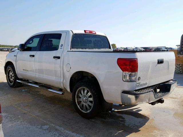 5TFEY5F15CX130301 - 2012 TOYOTA TUNDRA CRE WHITE photo 3