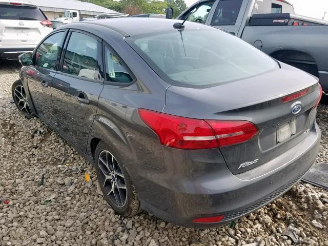 1FADP3H23JL239181 - 2018 FORD FOCUS SEL CHARCOAL photo 3