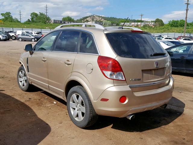 3GSDL73728S511406 - 2008 SATURN VUE XR GOLD photo 3