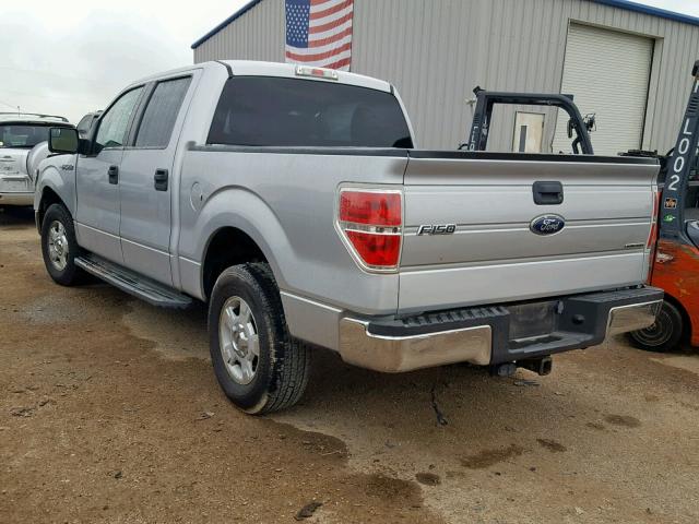 1FTEW1CM8CKD80030 - 2012 FORD F150 SUPER SILVER photo 3